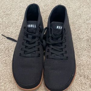 NoBull Black mid trainers